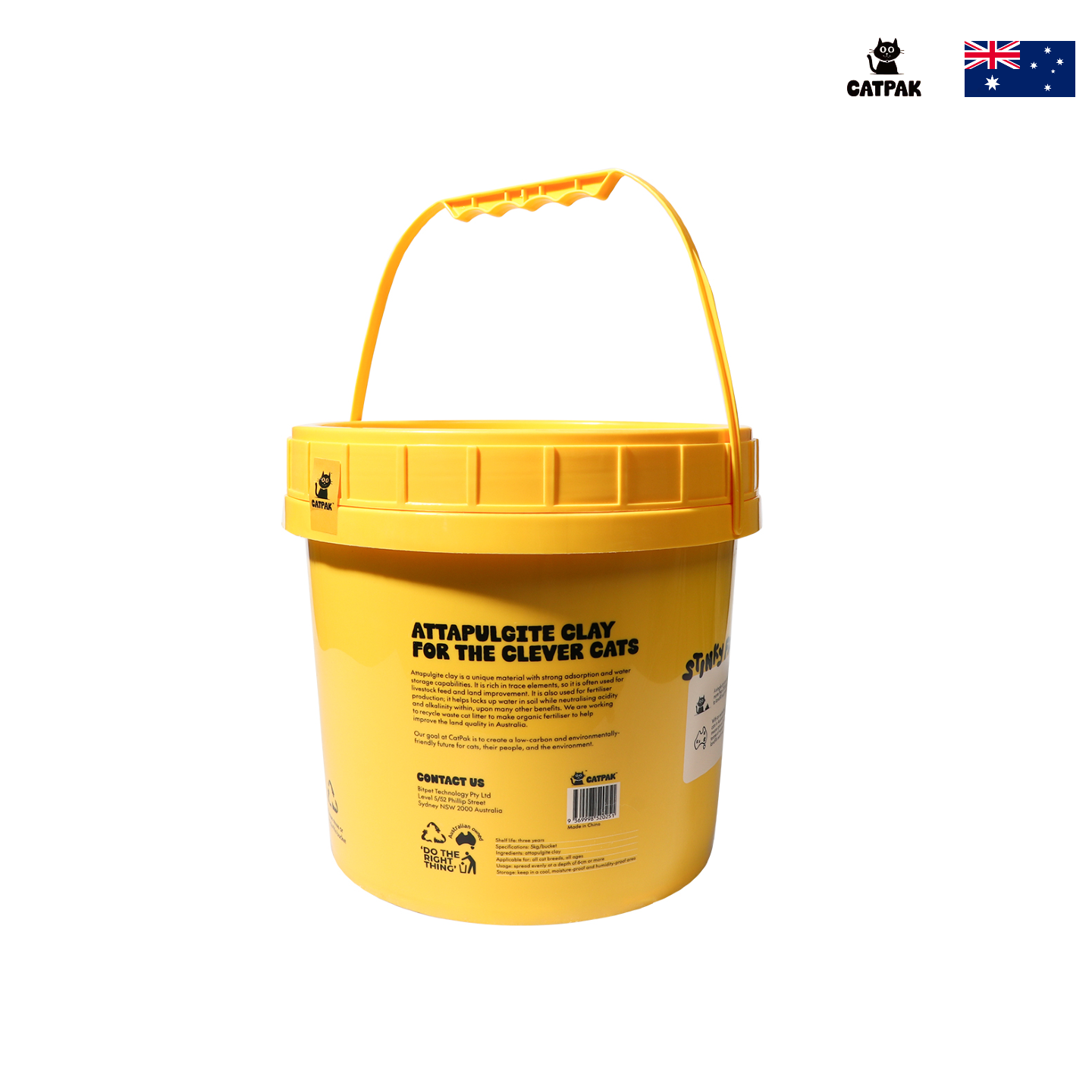 【2 Tubs Special】100% Natural Mineral Attapulgite Cat Litter | 2nd Bucket at Half Price