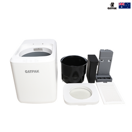 Smart Composter Value Bundle: FREE 8×5kg 100% Natural Attapulgite Mineral Litter + 1 Free Cat Scratching Mat