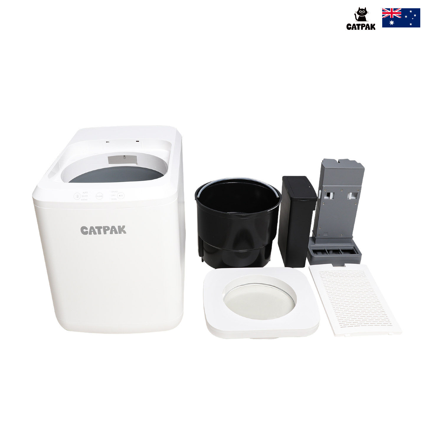 Smart Composter Value Bundle: FREE 8×5kg 100% Natural Attapulgite Mineral Litter + 1 Free Cat Scratching Mat