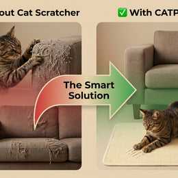 100% Premium Sisal Cat Scratching Mat Stops Furniture Damage!