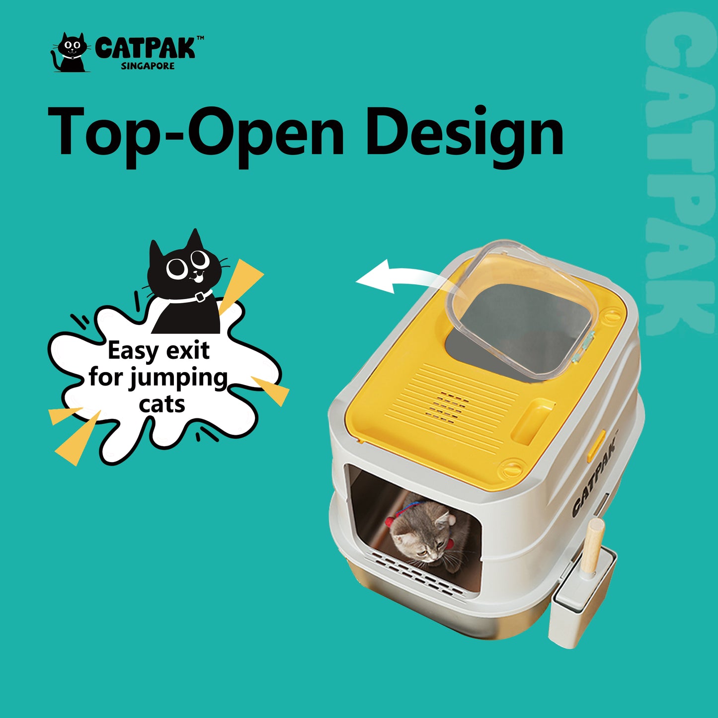 Stainless Steel Cat Litter Box | Easy to Clean & Odor-Resistant