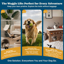 Waggle 100% Natural Mineral Attapulgite Dog Litter
